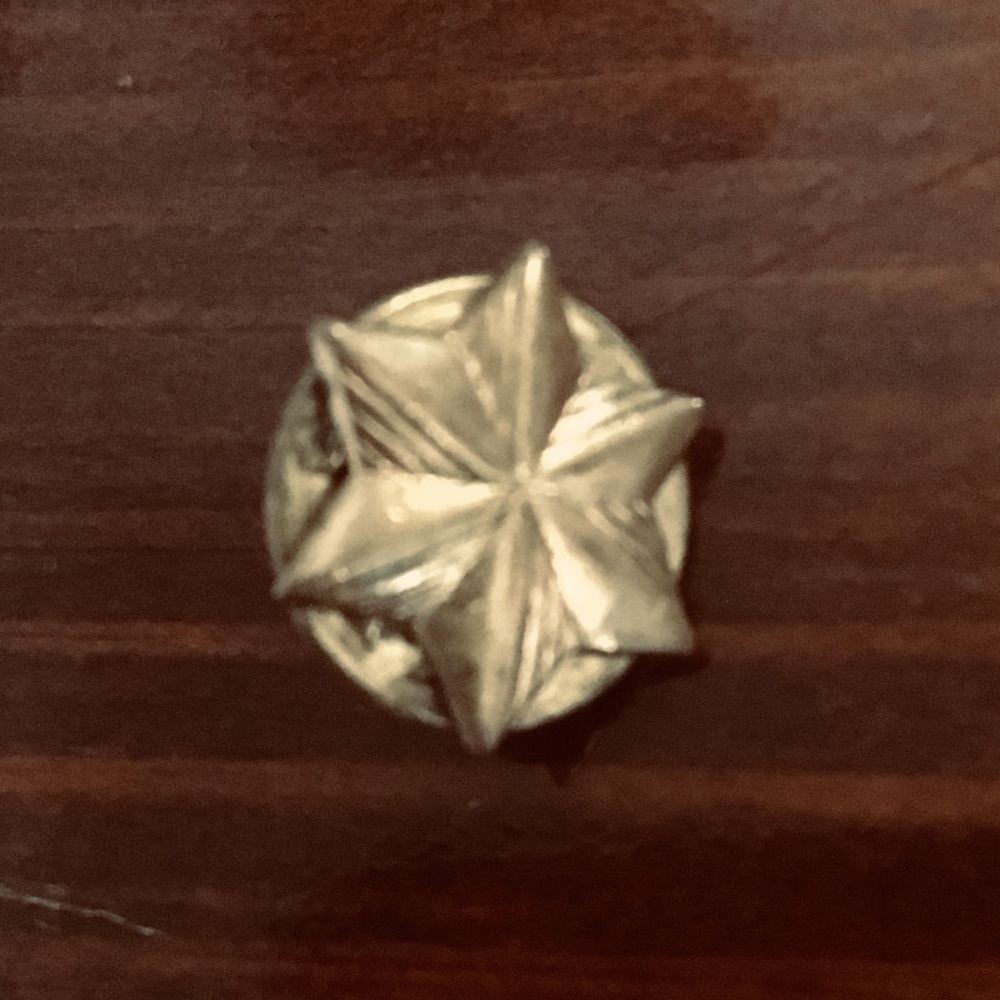Gold pin